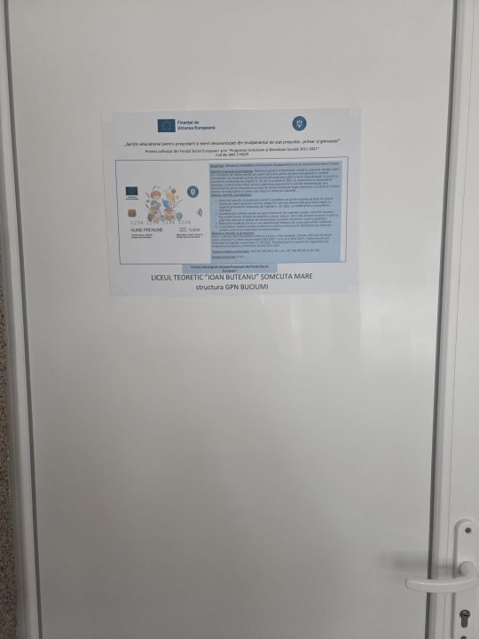 Tichete sociale Gradinita cu program normal Bucium